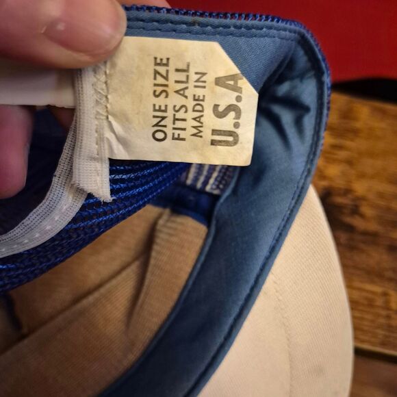 Vintage BF Goodrich Snapback Trucker Hat Small Brim Pom Pom Made in USA Noved - Picture 8 of 8